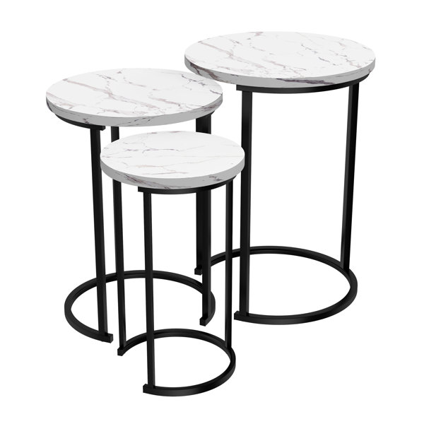 Union Rustic Caire Nesting End Table & Reviews Wayfair